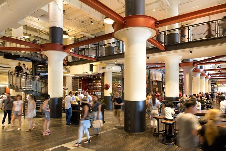 Inside the main food hall of Ponce City Market.